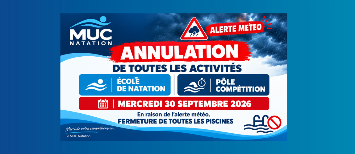 Fermeture piscines 30/09/26
